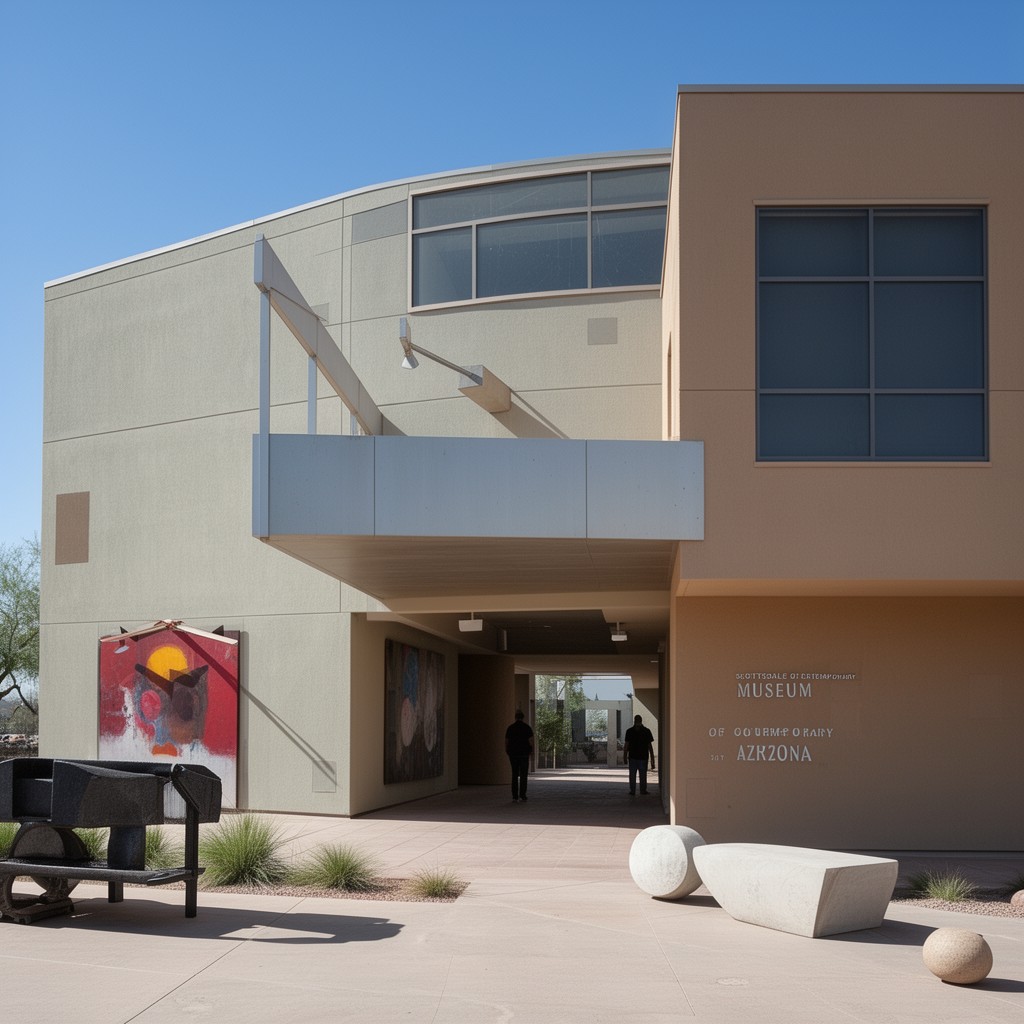 AI-generated illustration of Scottsdale Museum of Contemporary Art