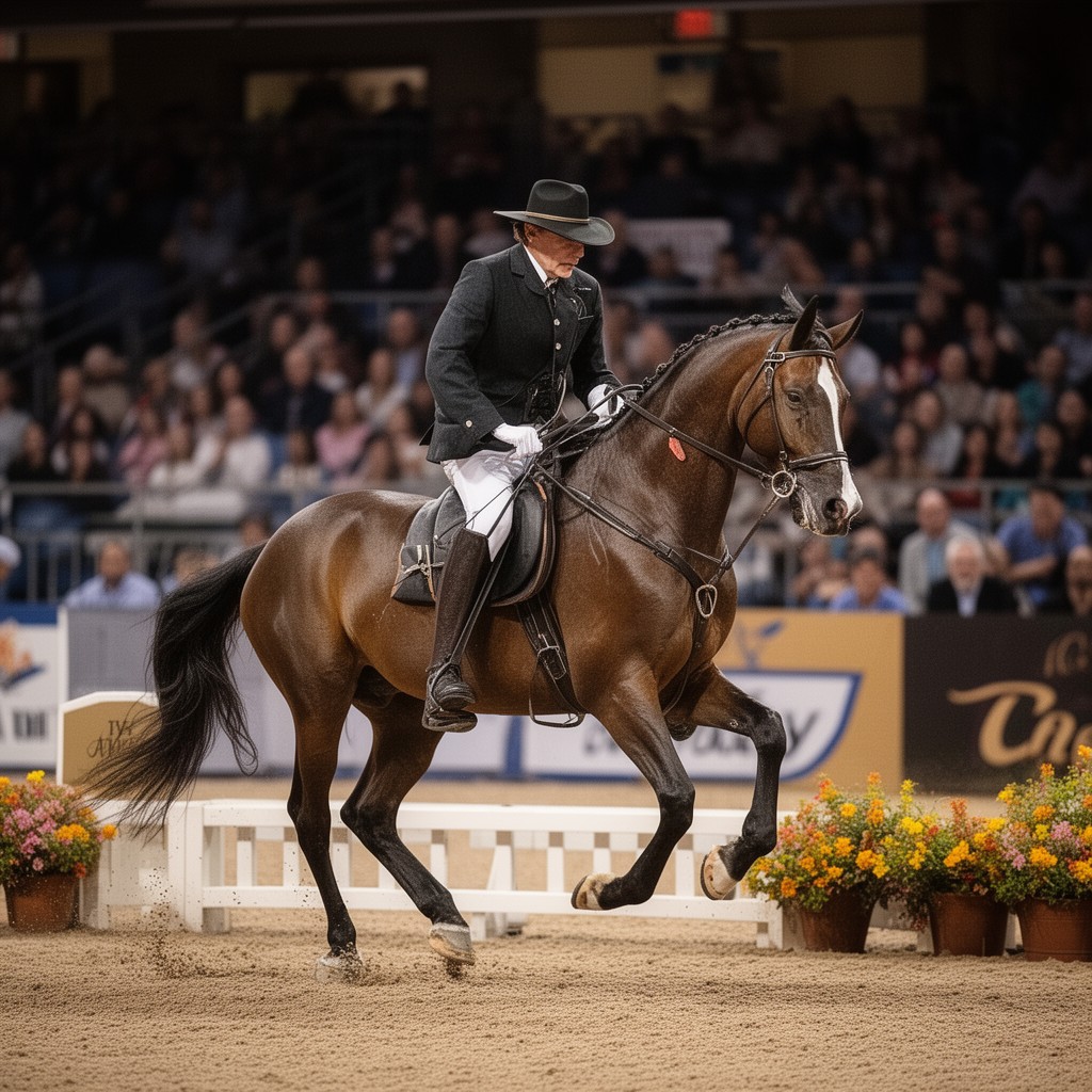 AI-generated illustration of Scottsdale Arabian Horse Show