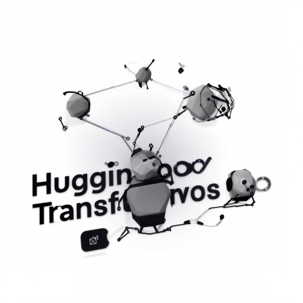 AI-generated illustration of Hugging Face Transformers