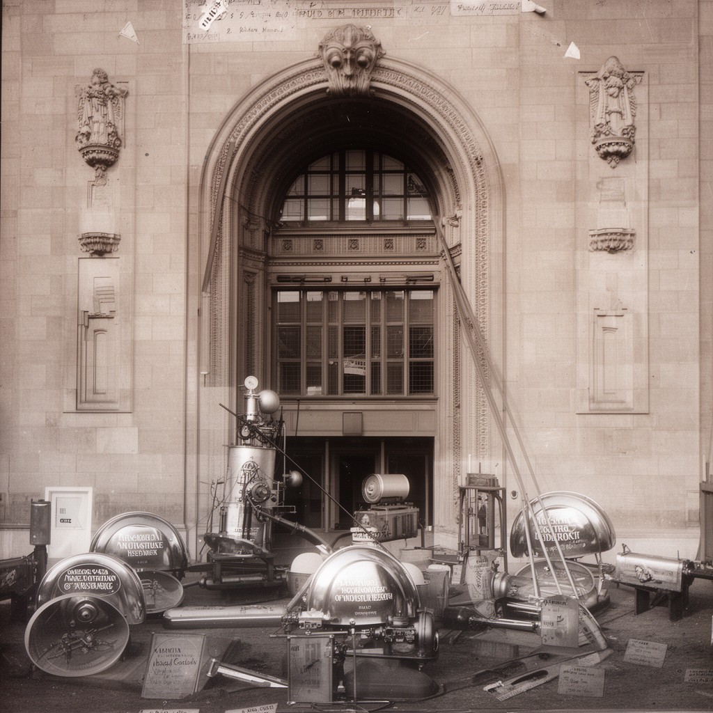 AI-generated illustration of Mellon Institute of Industrial Research