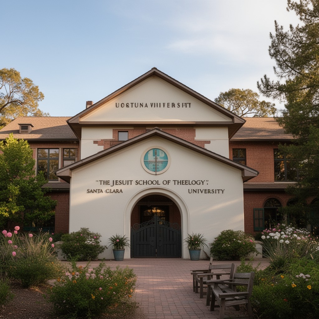 AI-generated illustration of Jesuit School of Theology of Santa Clara University