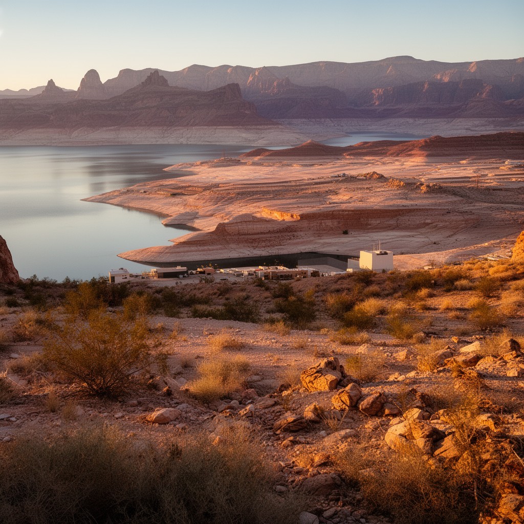 AI-generated illustration of Lake Mead National Recreation Area