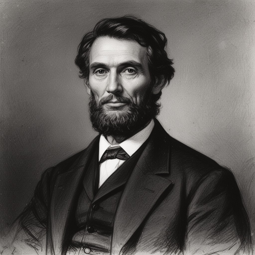 AI-generated illustration of Edward Dickinson Baker