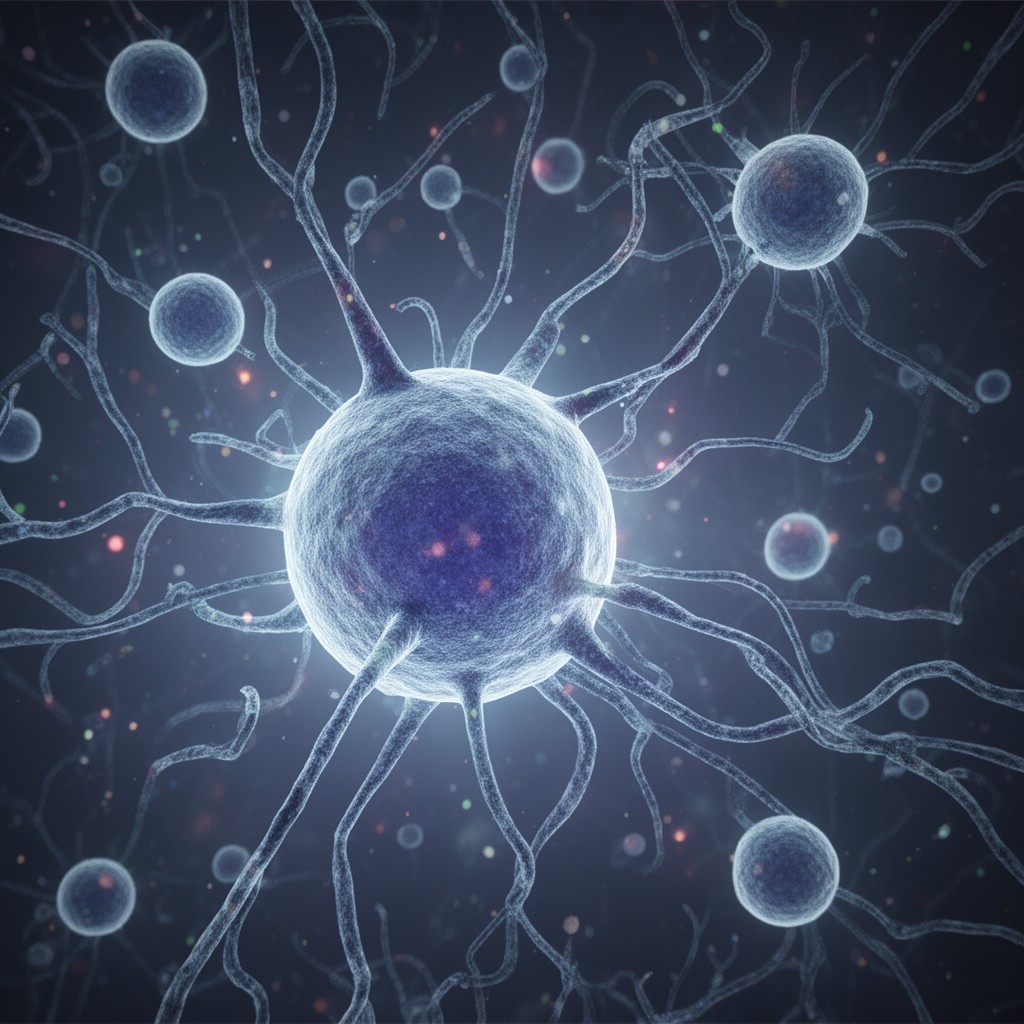 AI-generated illustration of non-Hodgkin lymphoma