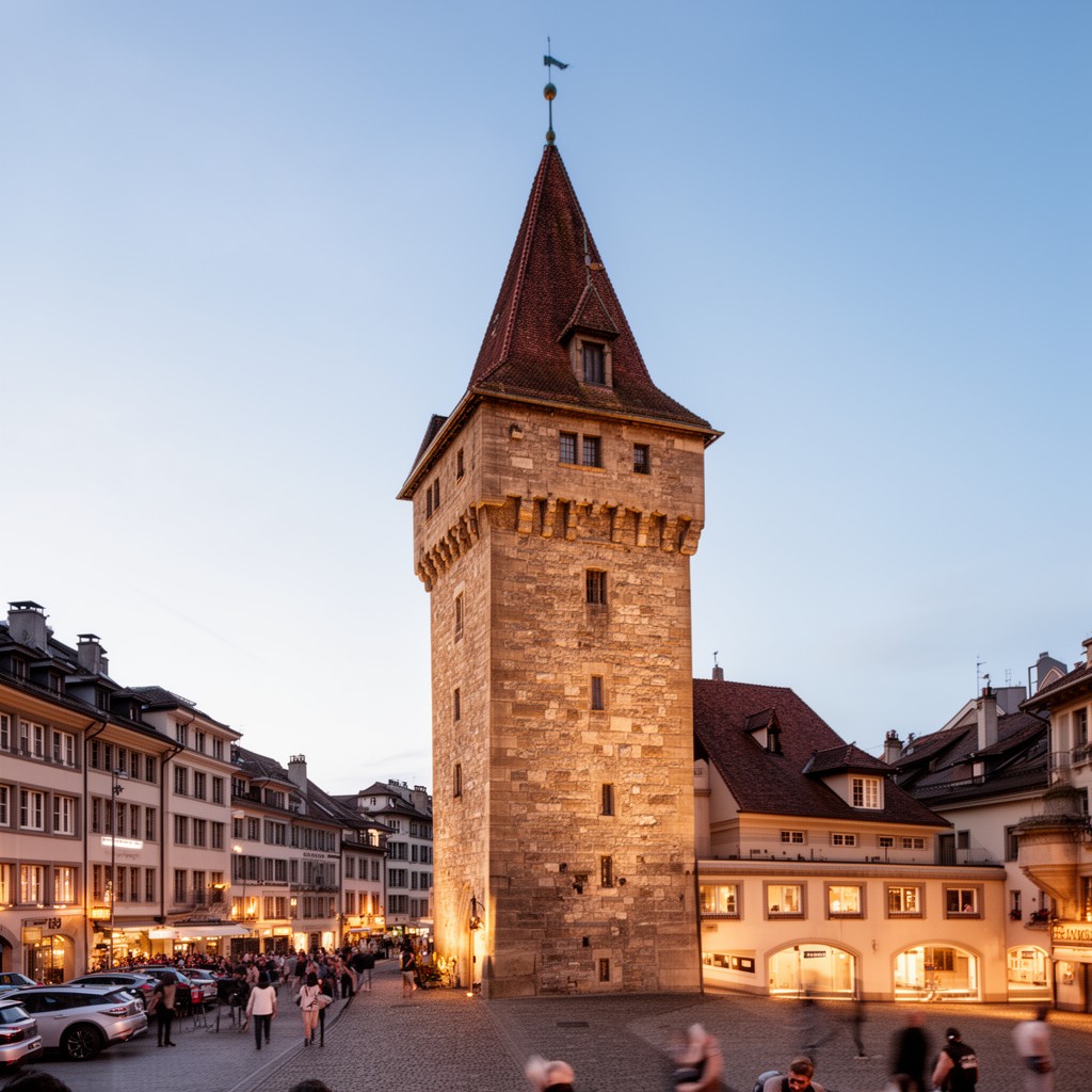 AI-generated illustration of Käfigturm