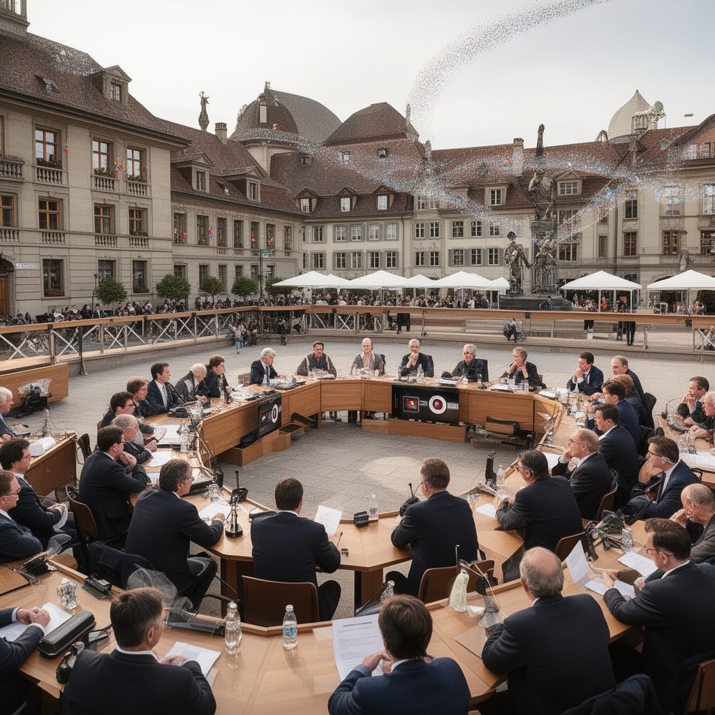 AI-generated illustration of Gemeinderat (municipal council)