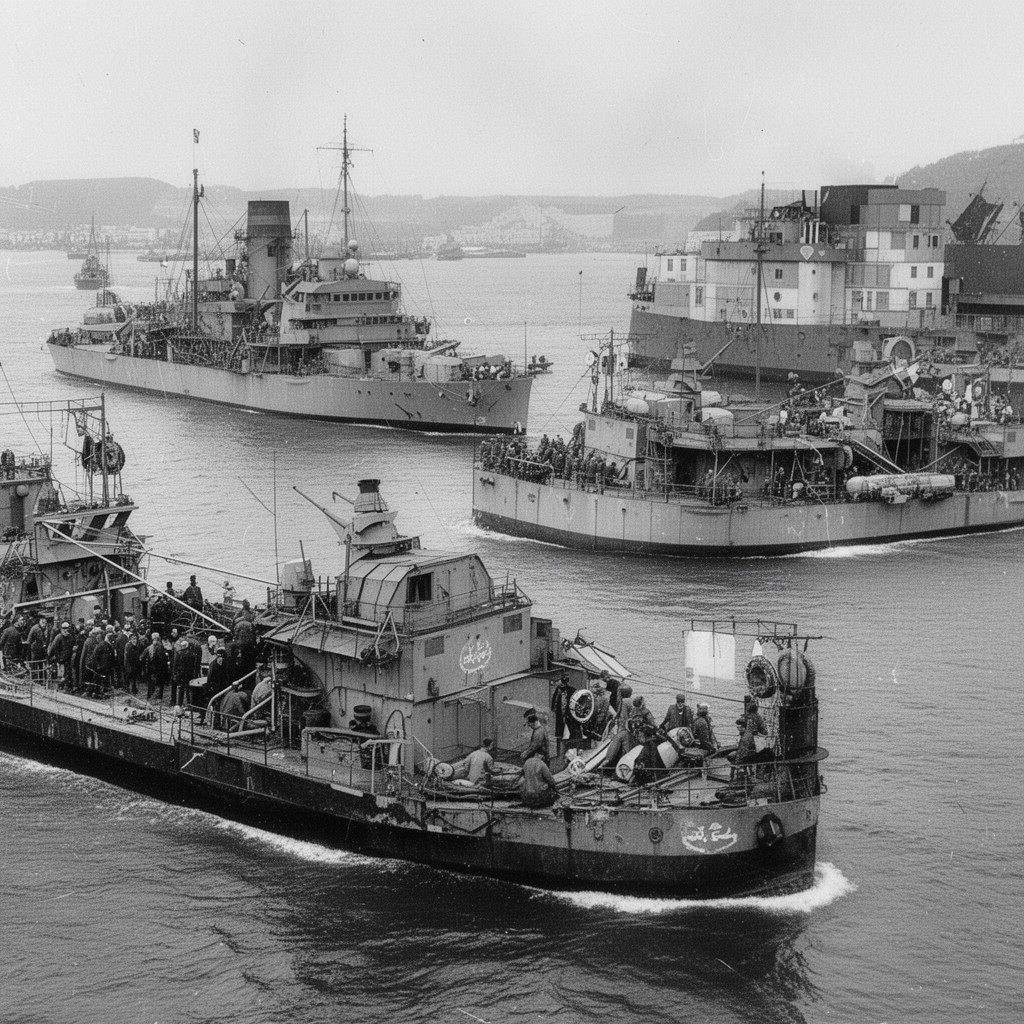 AI-generated illustration of Operation Nordseetour