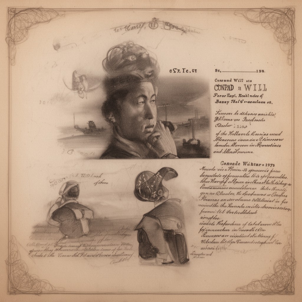 AI-generated illustration of Conrad Will