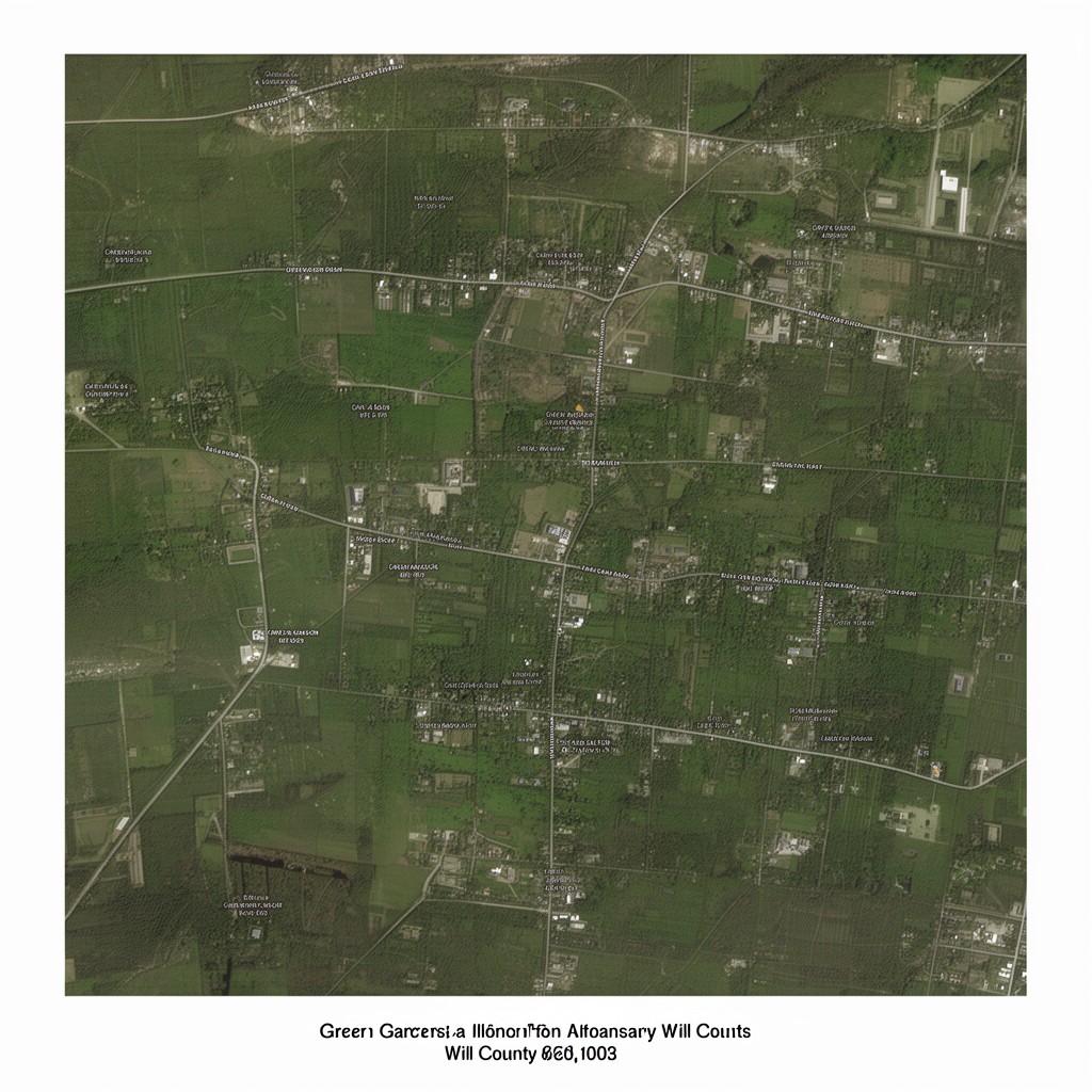AI-generated illustration of Green Garden, Illinois