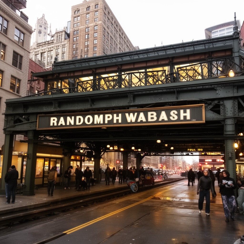 AI-generated illustration of Randolph/Wabash