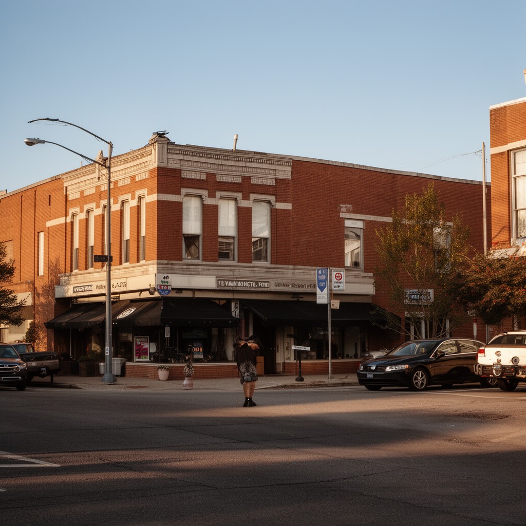 AI-generated illustration of Rayville, Louisiana, United States