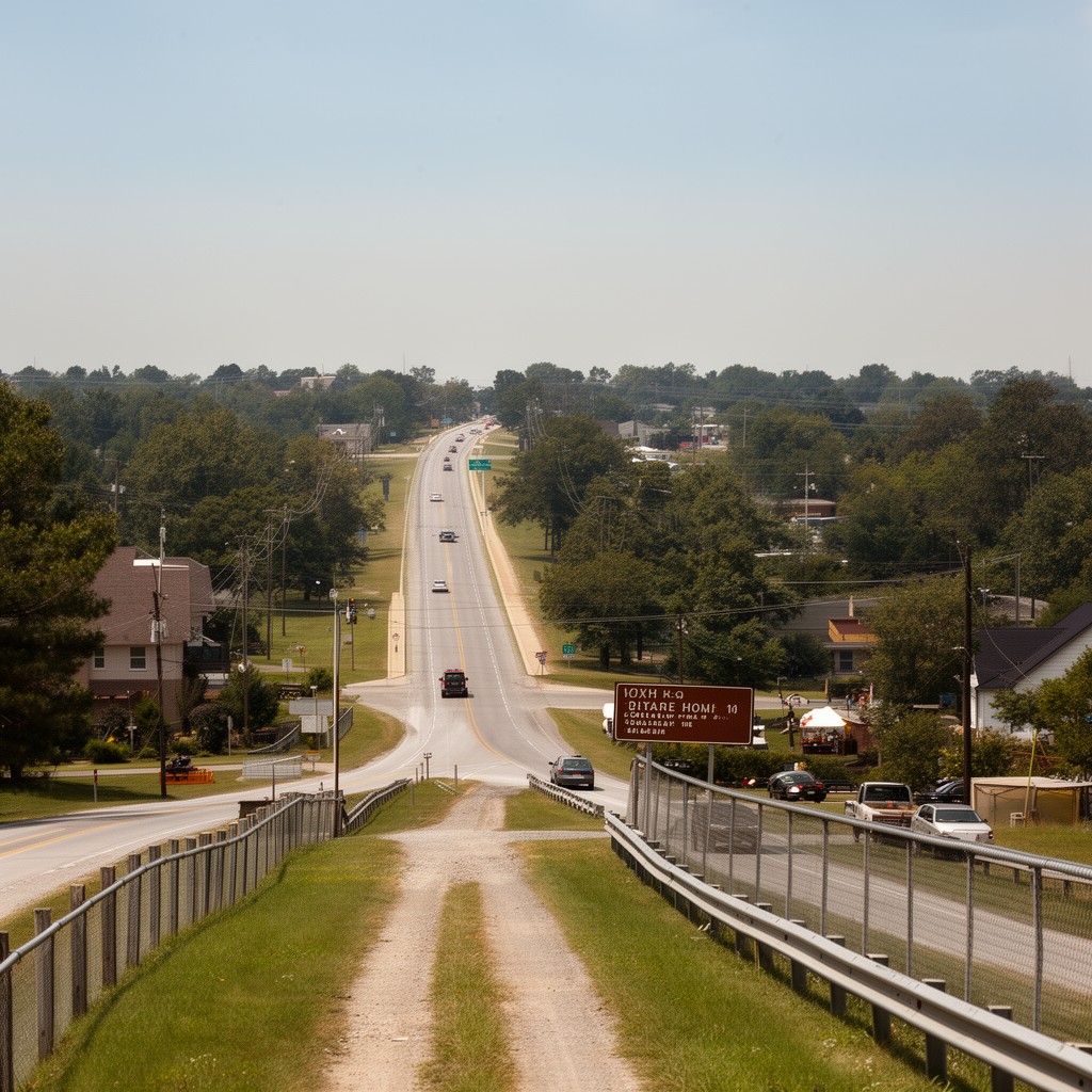 AI-generated illustration of Dixie Highway