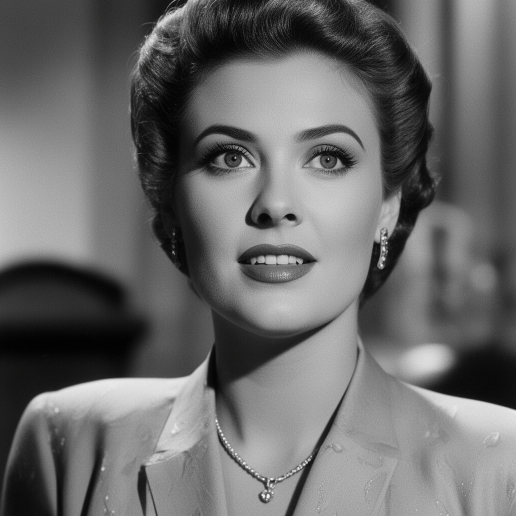 AI-generated illustration of Martha Vickers