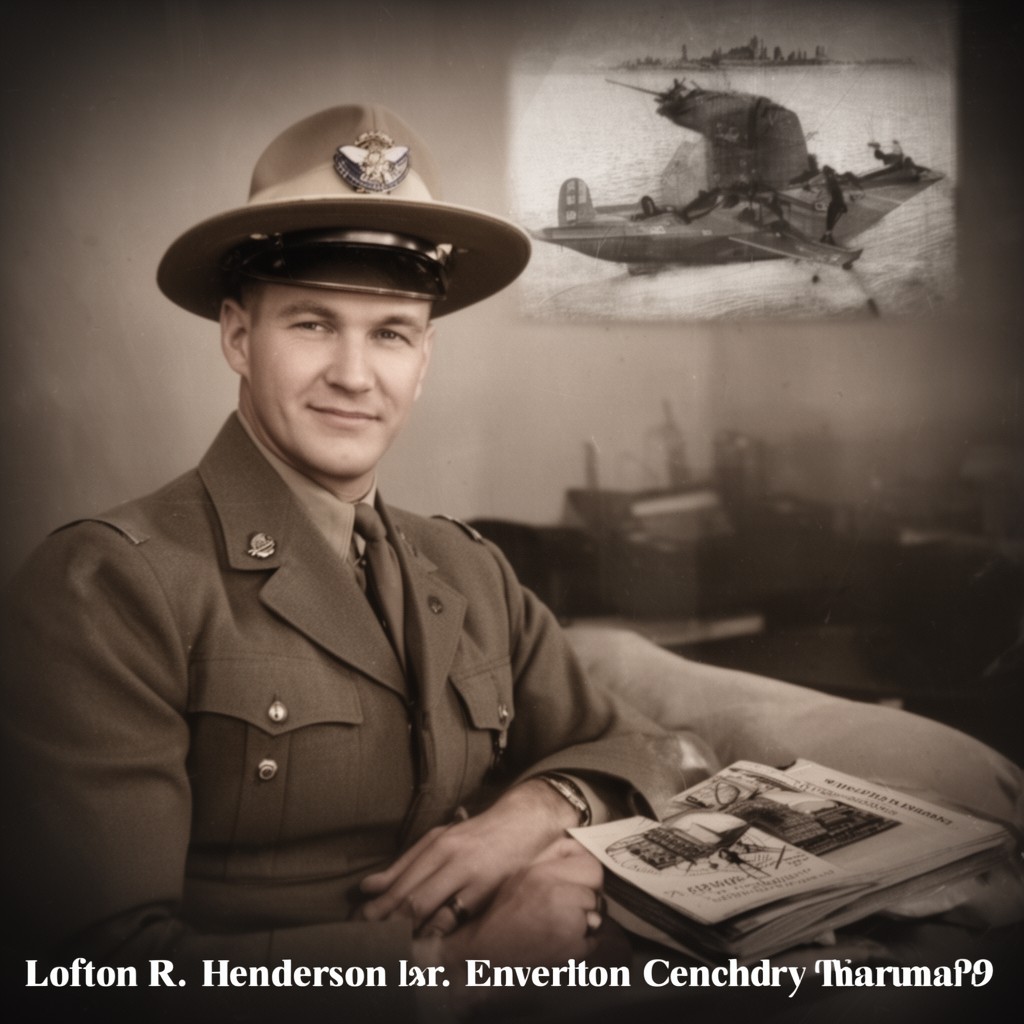 AI-generated illustration of Lofton R. Henderson