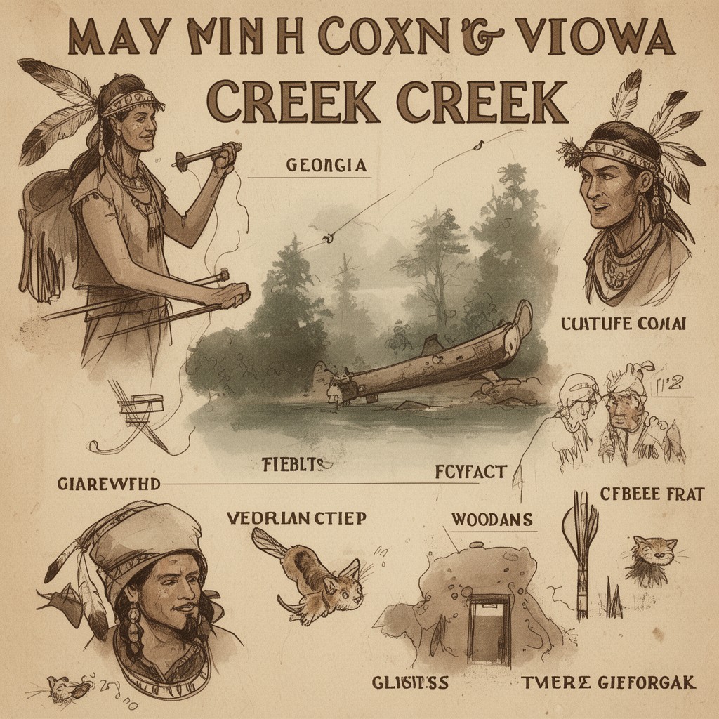 AI-generated illustration of Creek (Muscogee)