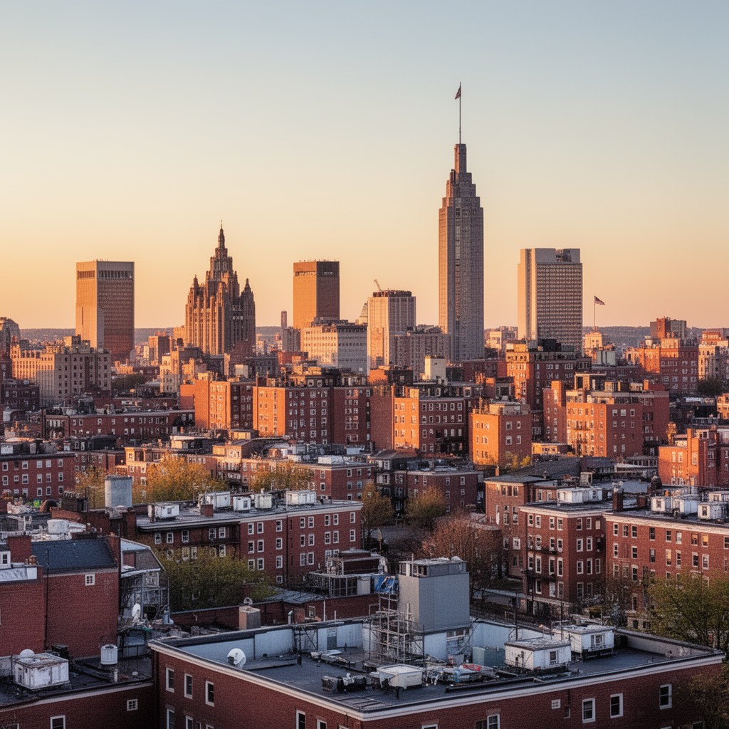 AI-generated illustration of Beantown
