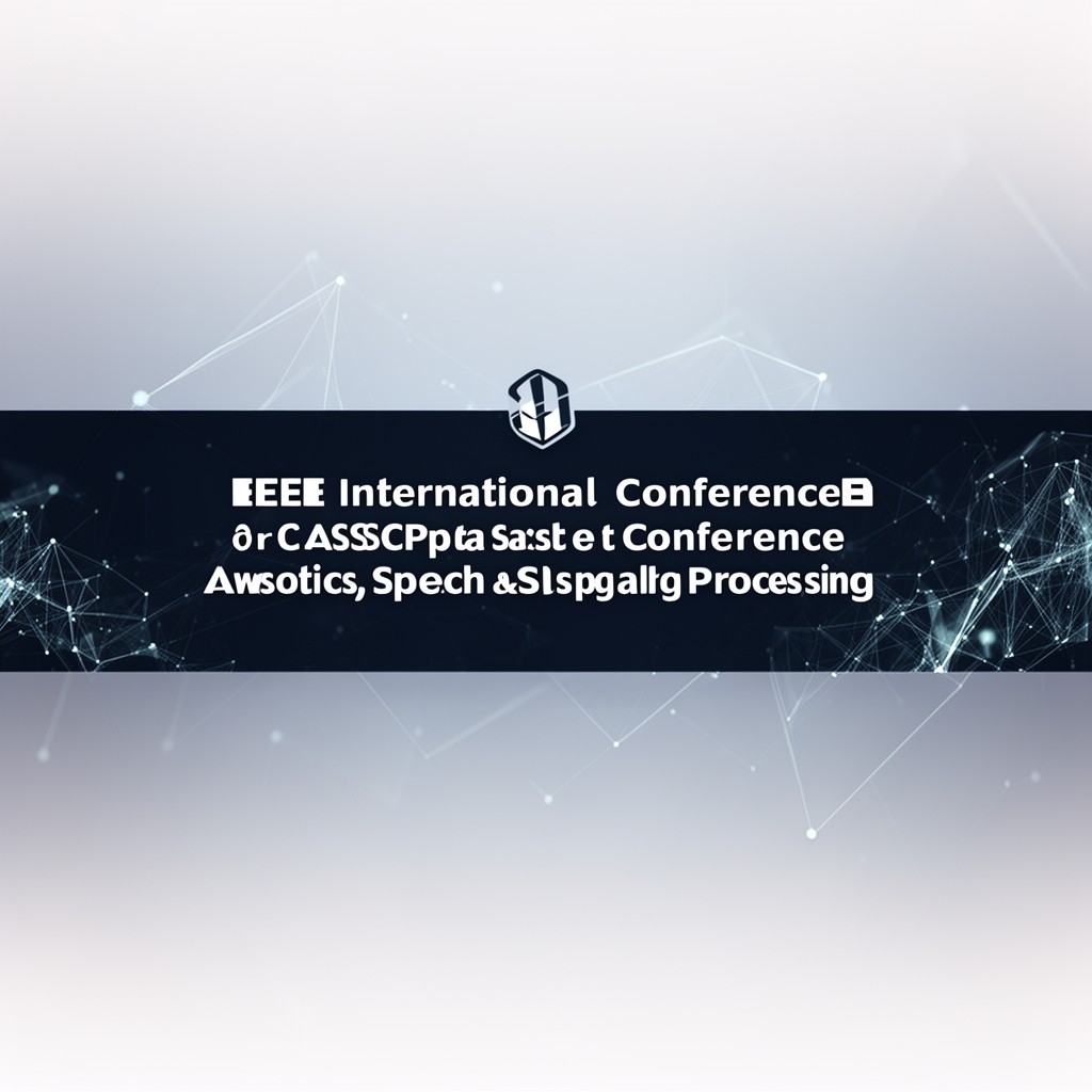 AI-generated illustration of IEEE International Conference on Acoustics, Speech, and Signal Processing