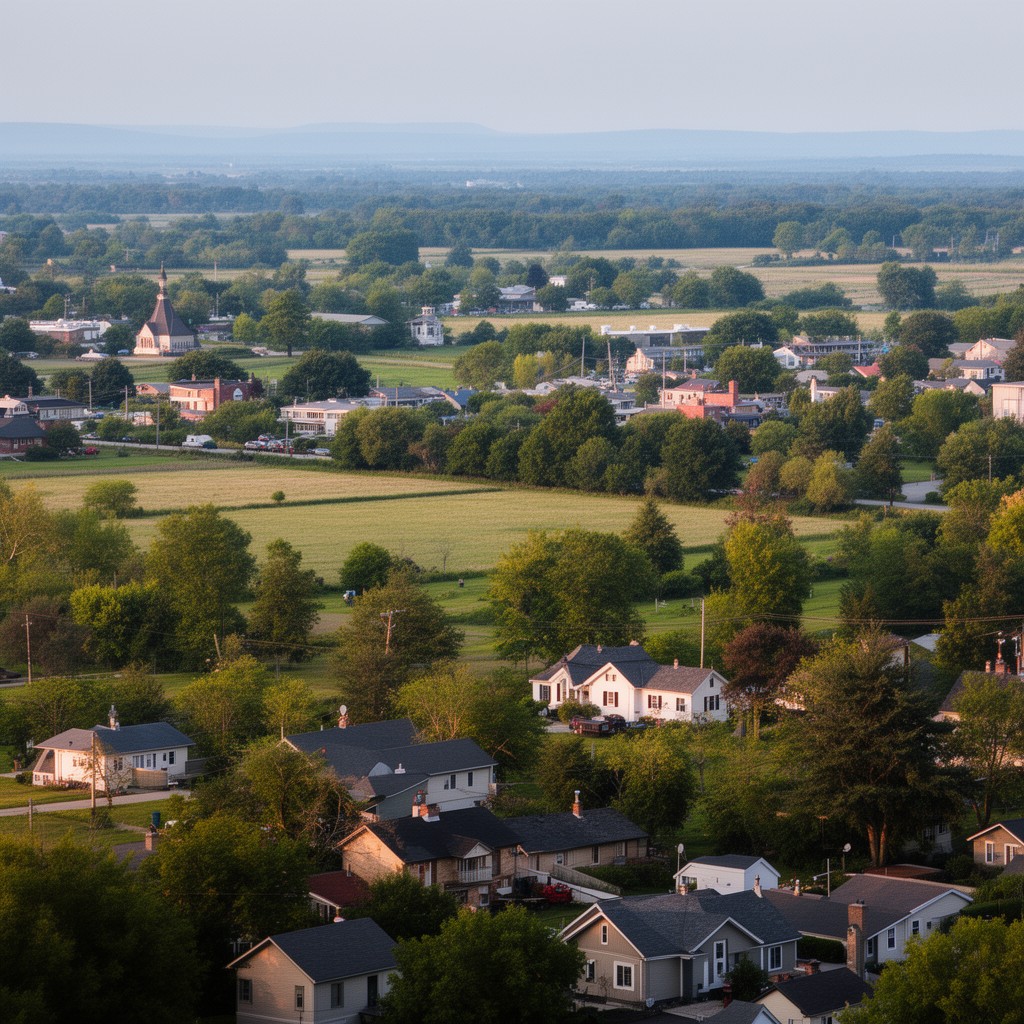 AI-generated illustration of Halton Hills