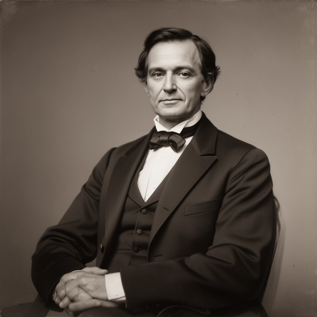 AI-generated illustration of Hannibal Hamlin