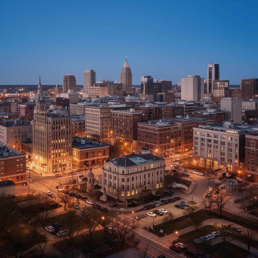 AI-generated illustration of Springfield, Illinois