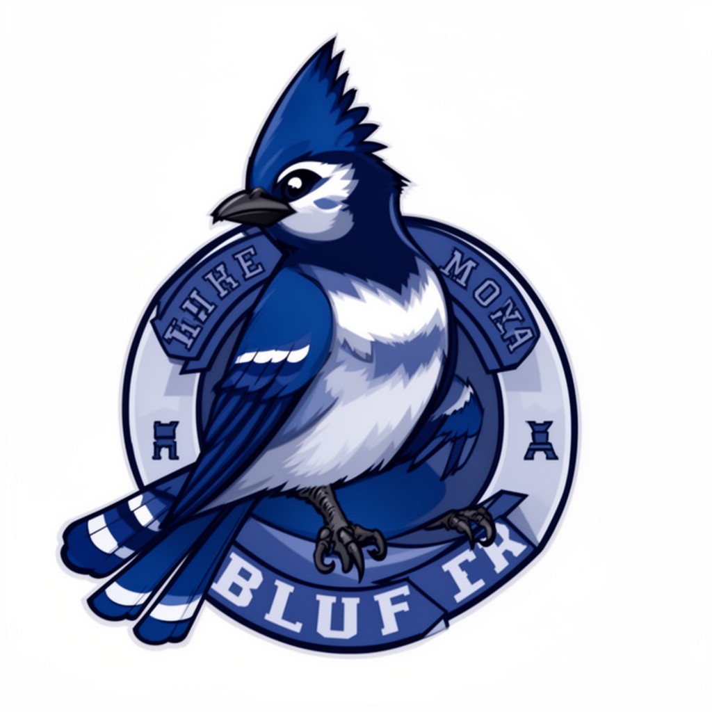 AI-generated illustration of Bluejay