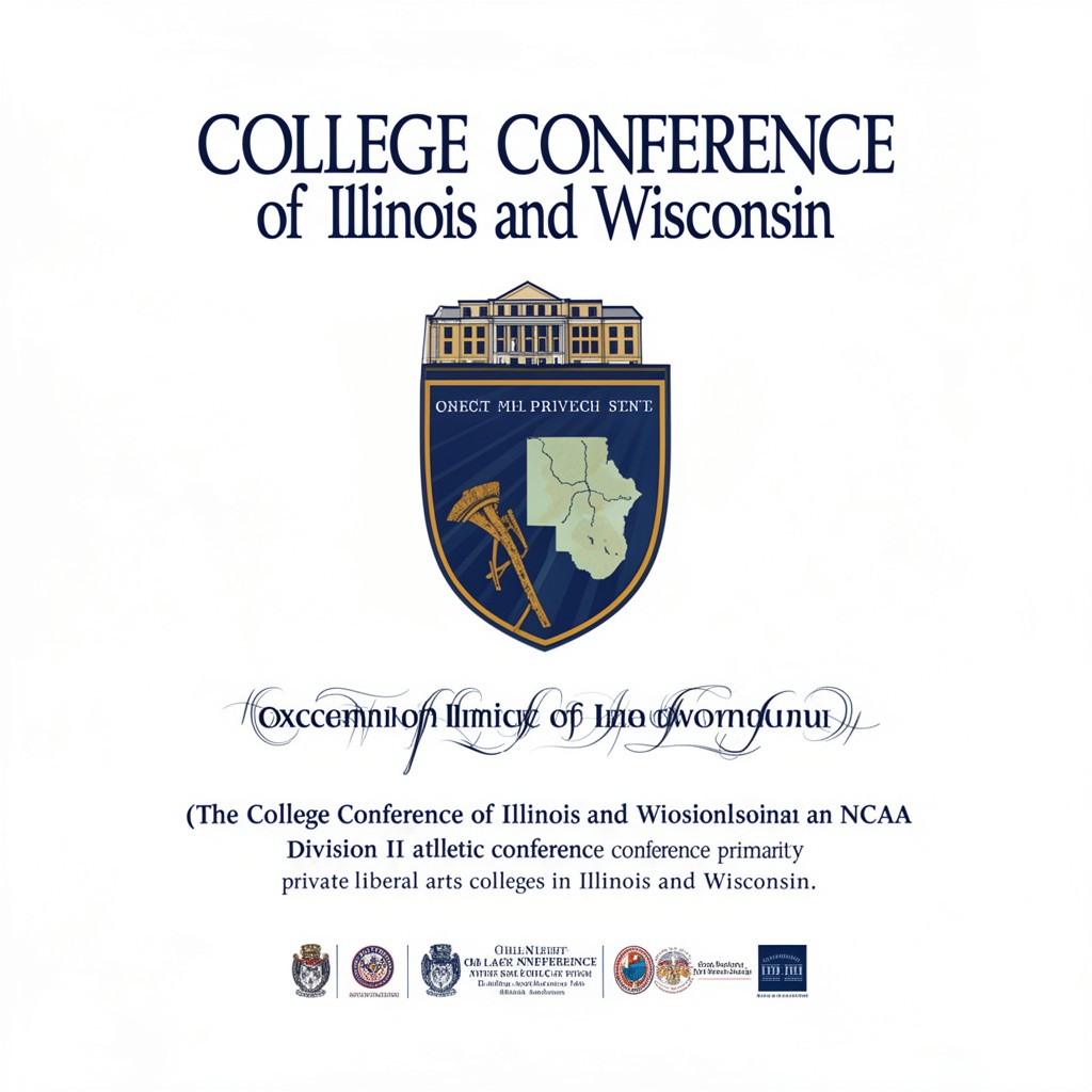 AI-generated illustration of College Conference of Illinois and Wisconsin