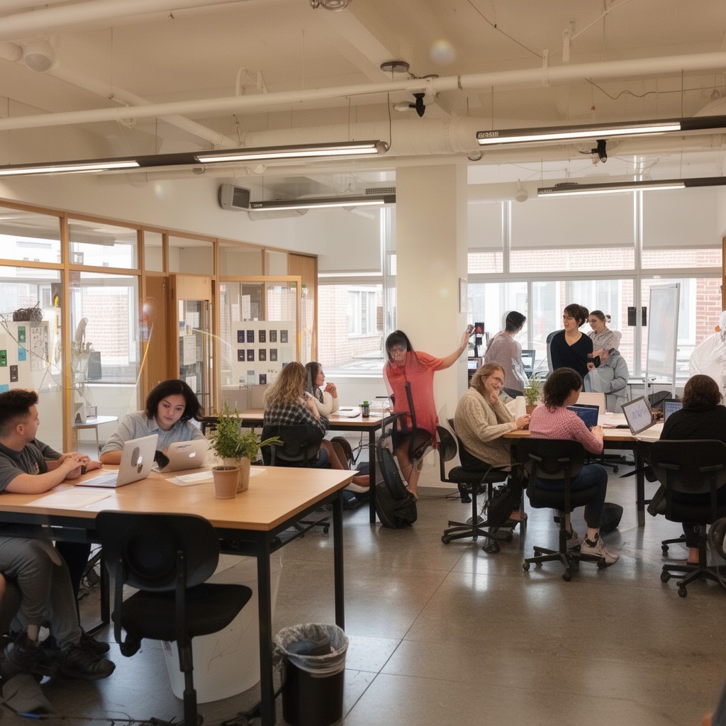 AI-generated illustration of Founders Lab