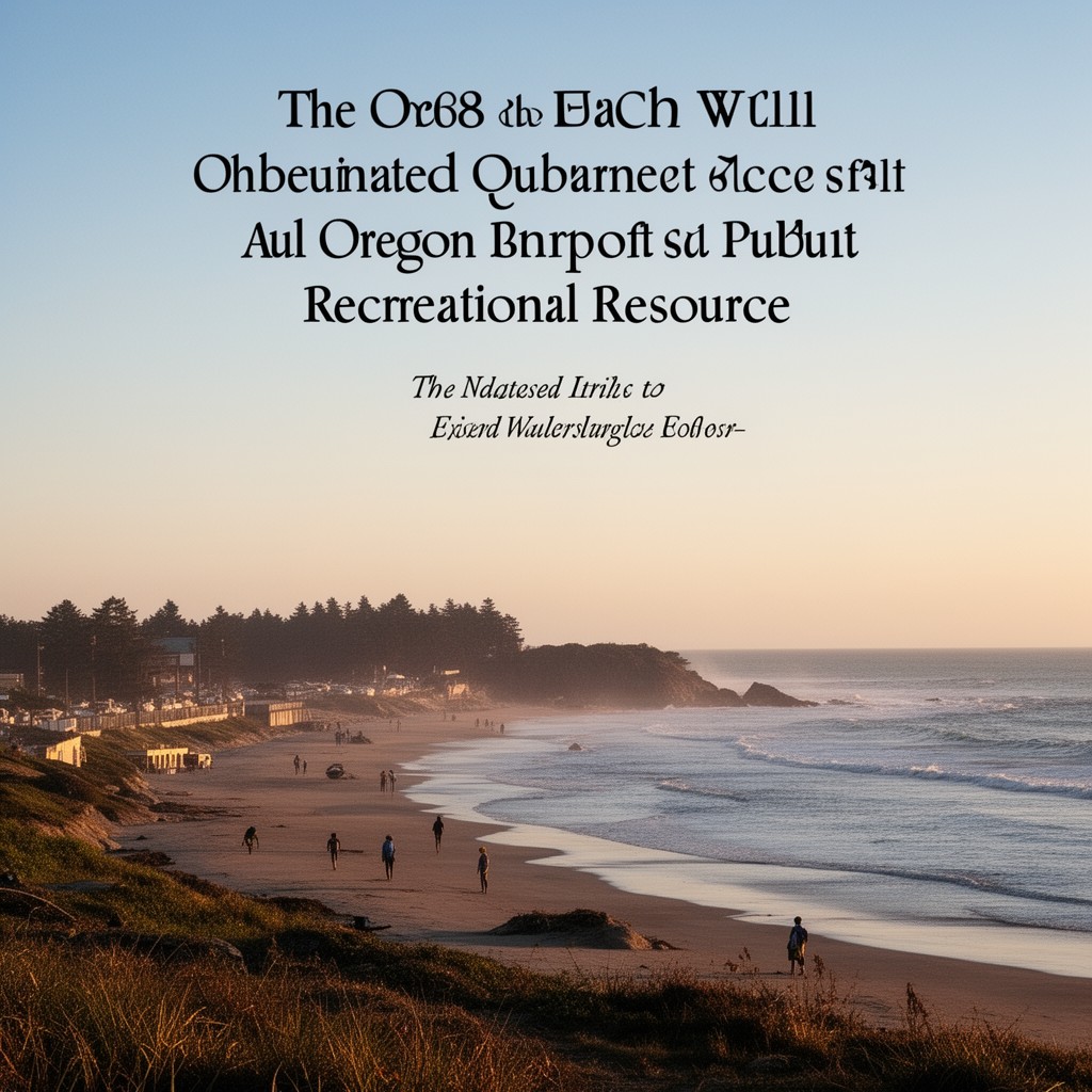 AI-generated illustration of Oregon Beach Bill