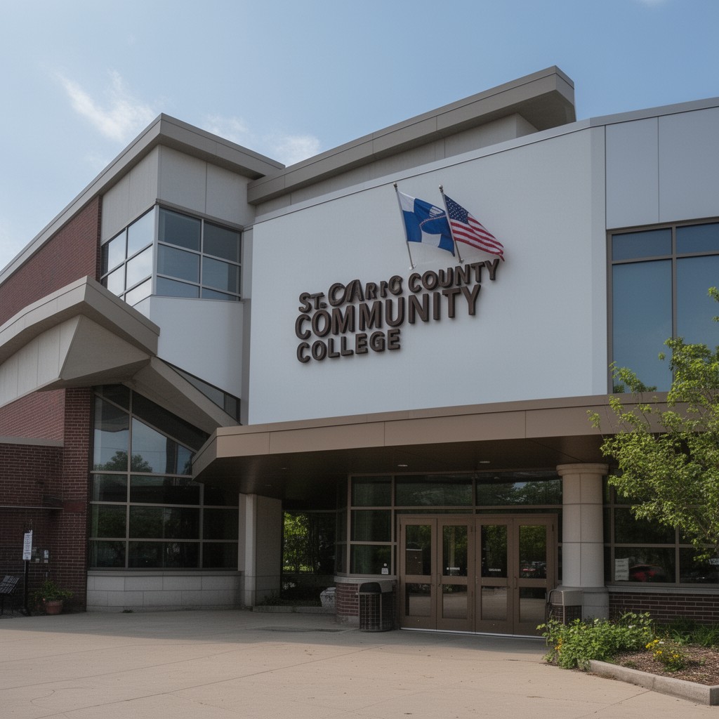 AI-generated illustration of St. Clair County Community College