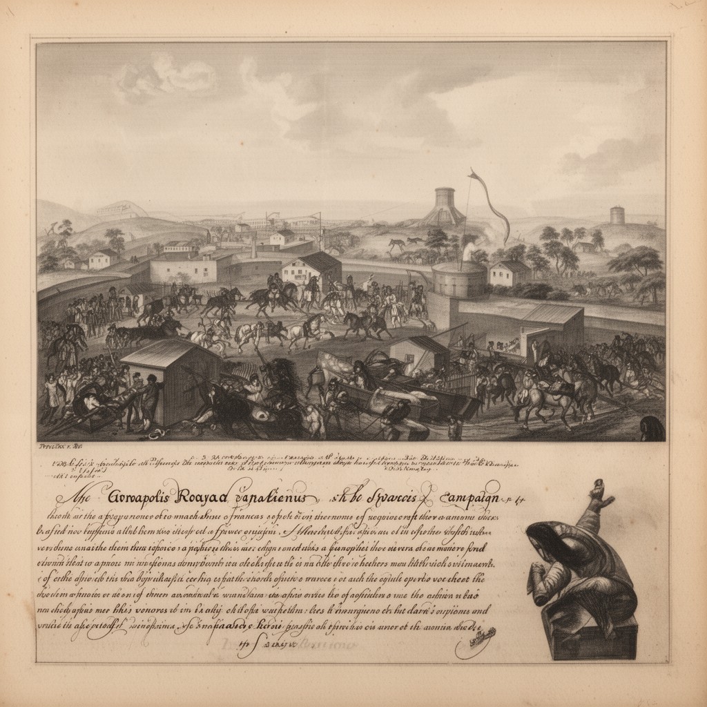 AI-generated illustration of Annapolis Royal campaigns