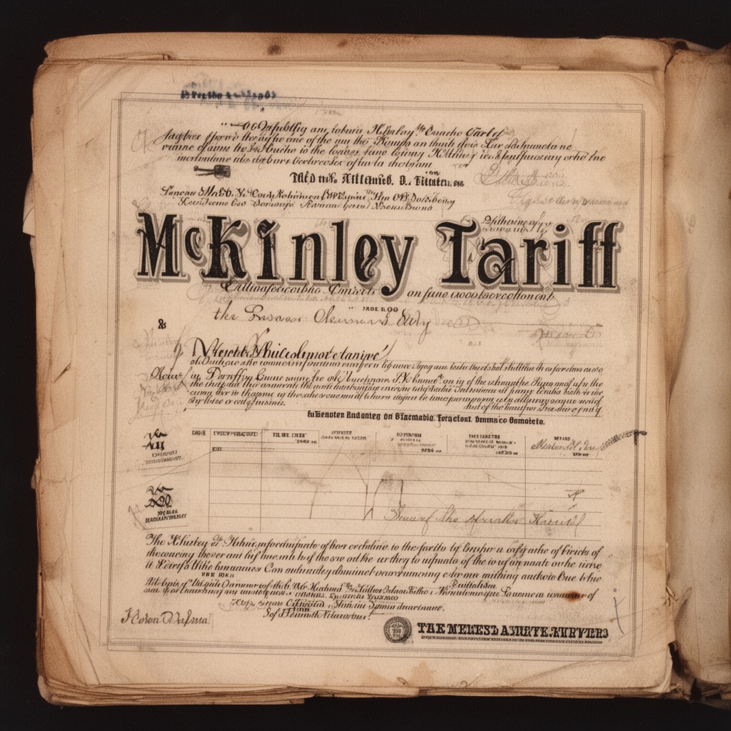 AI-generated illustration of McKinley Tariff