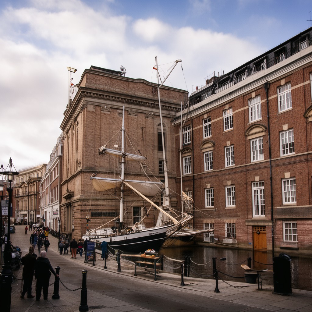 AI-generated illustration of Hull Maritime Museum