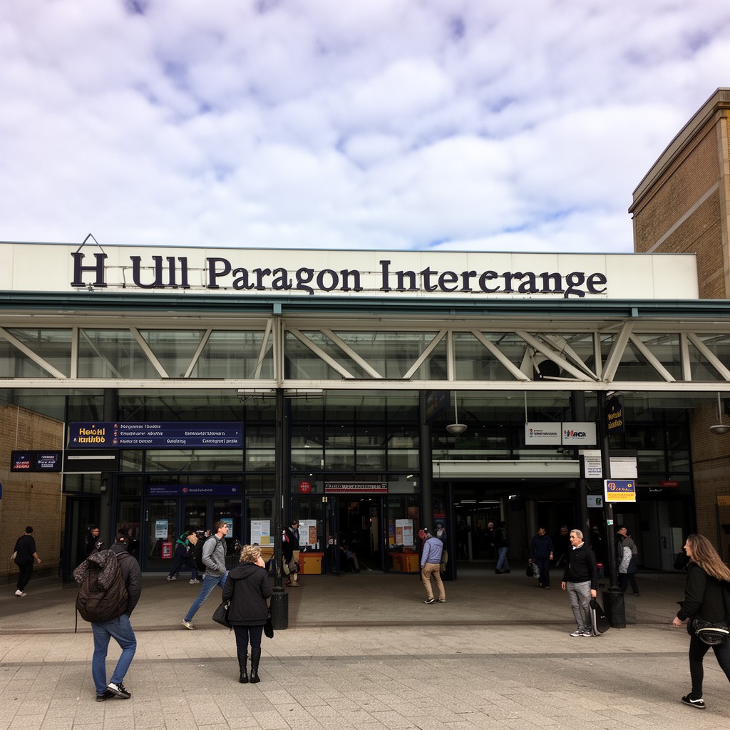 AI-generated illustration of Hull Paragon Interchange