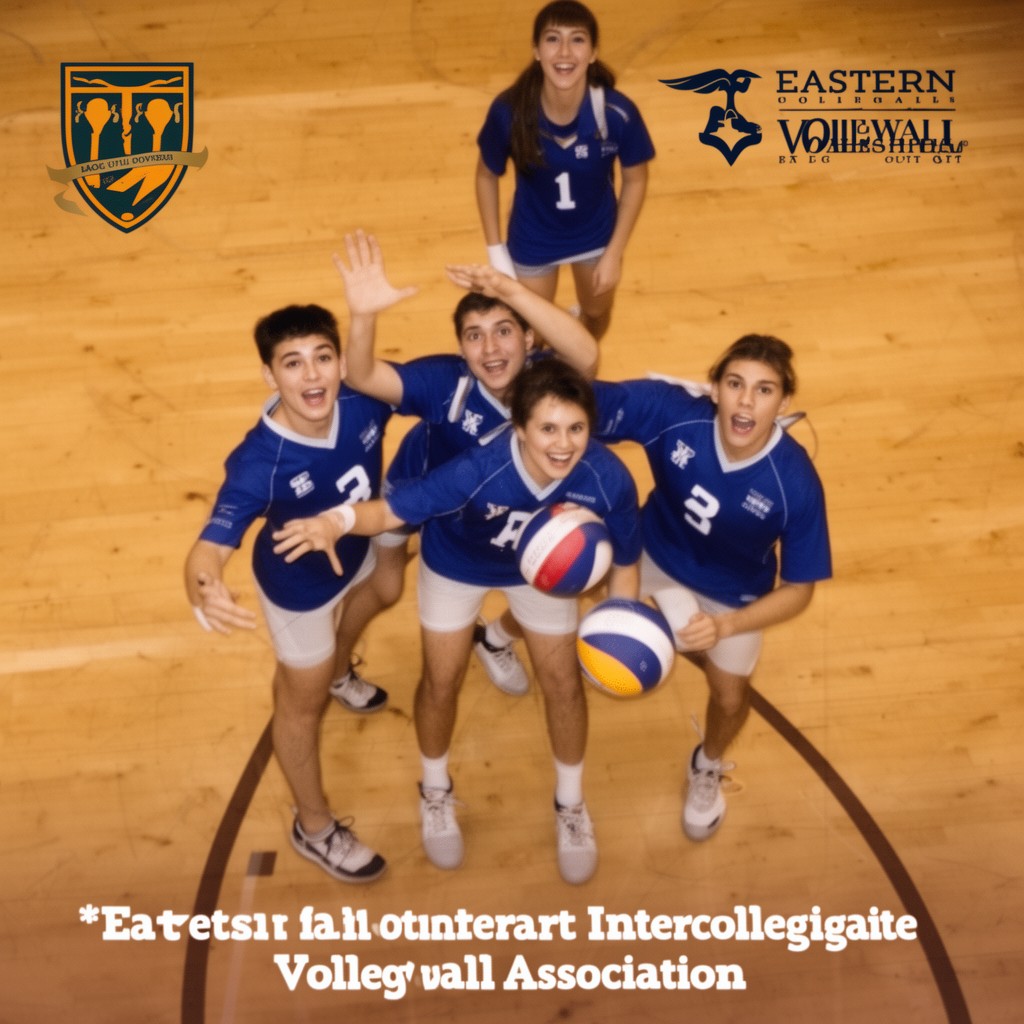 AI-generated illustration of Eastern Intercollegiate Volleyball Association