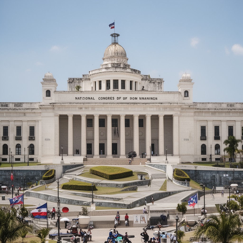 AI-generated illustration of National Congress of the Dominican Republic