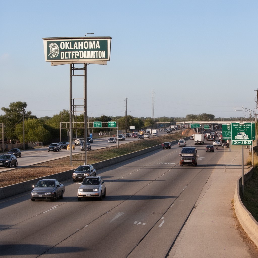 AI-generated illustration of Oklahoma Department of Transportation