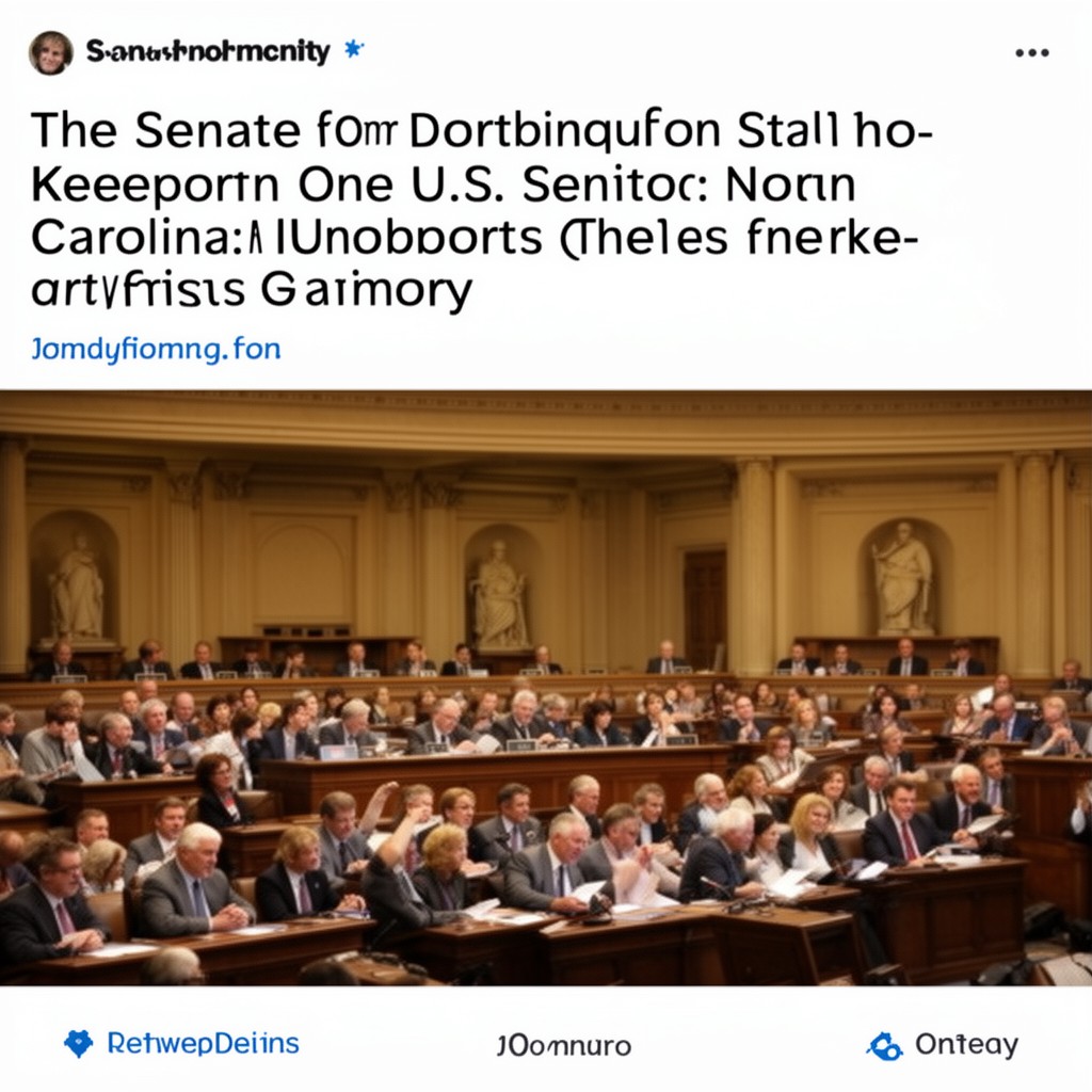 AI-generated illustration of U.S. Senate from North Carolina