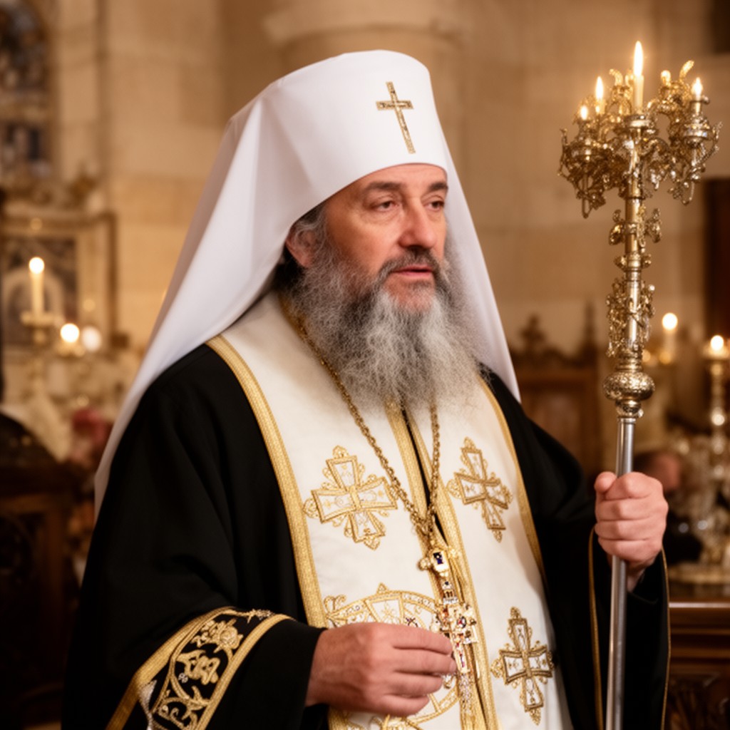 AI-generated illustration of Patriarch of Jerusalem