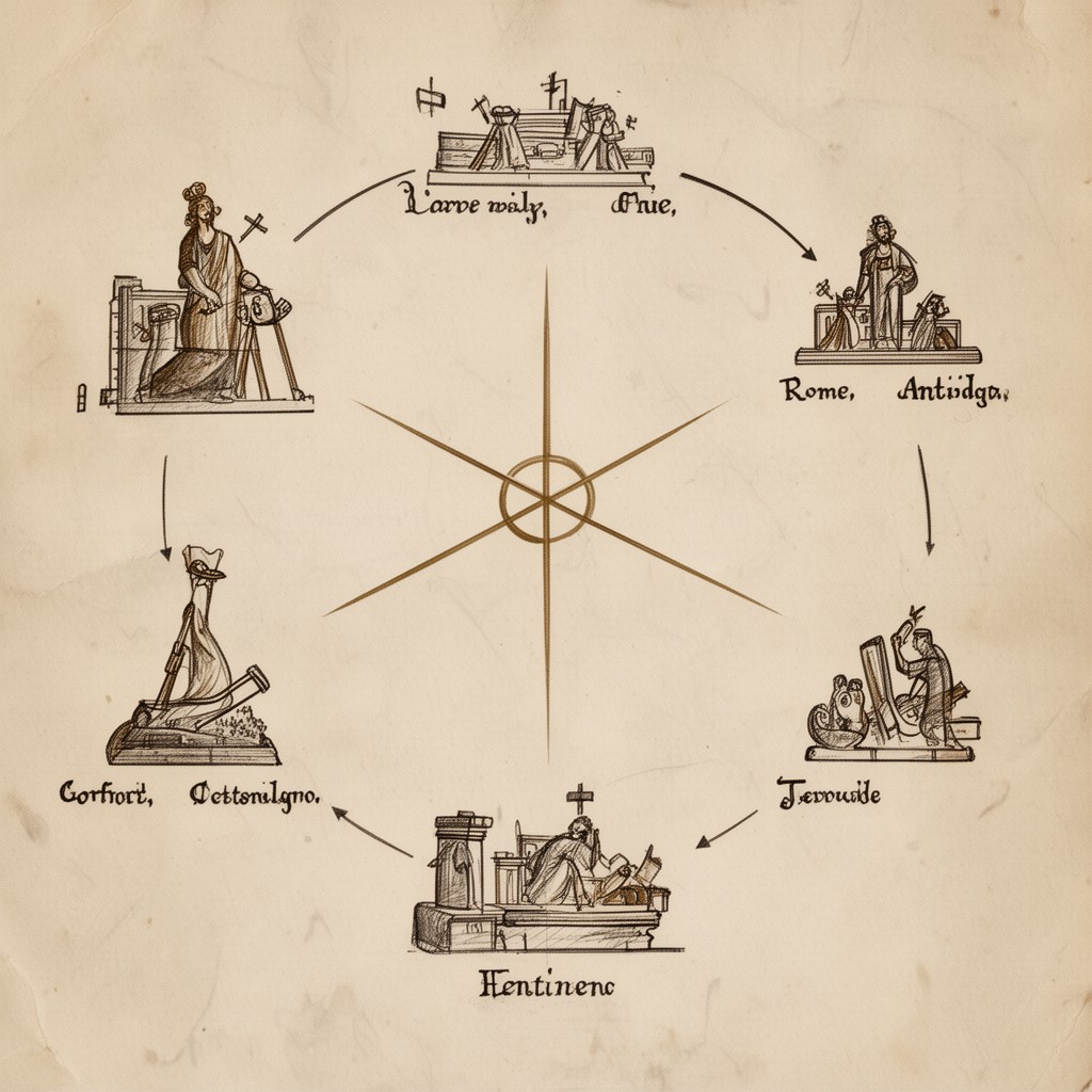 AI-generated illustration of Pentarchy