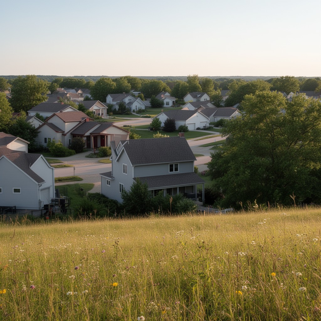 AI-generated illustration of Prairie Grove, Illinois