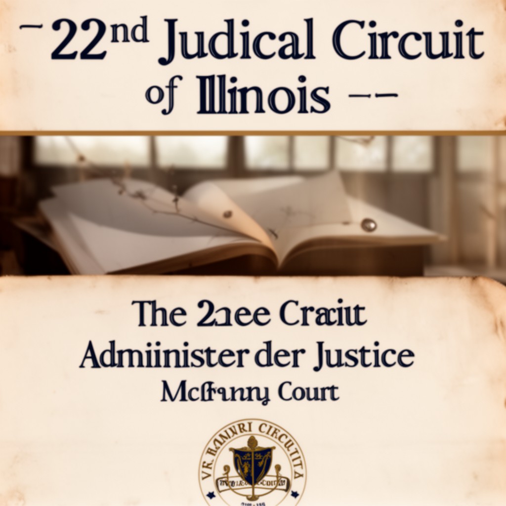 AI-generated illustration of 22nd Judicial Circuit of Illinois