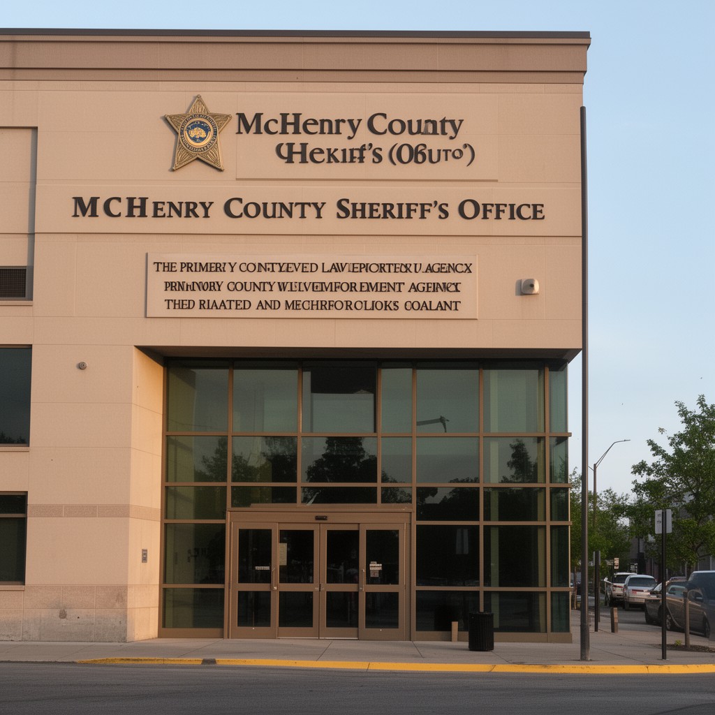 AI-generated illustration of McHenry County Sheriff’s Office