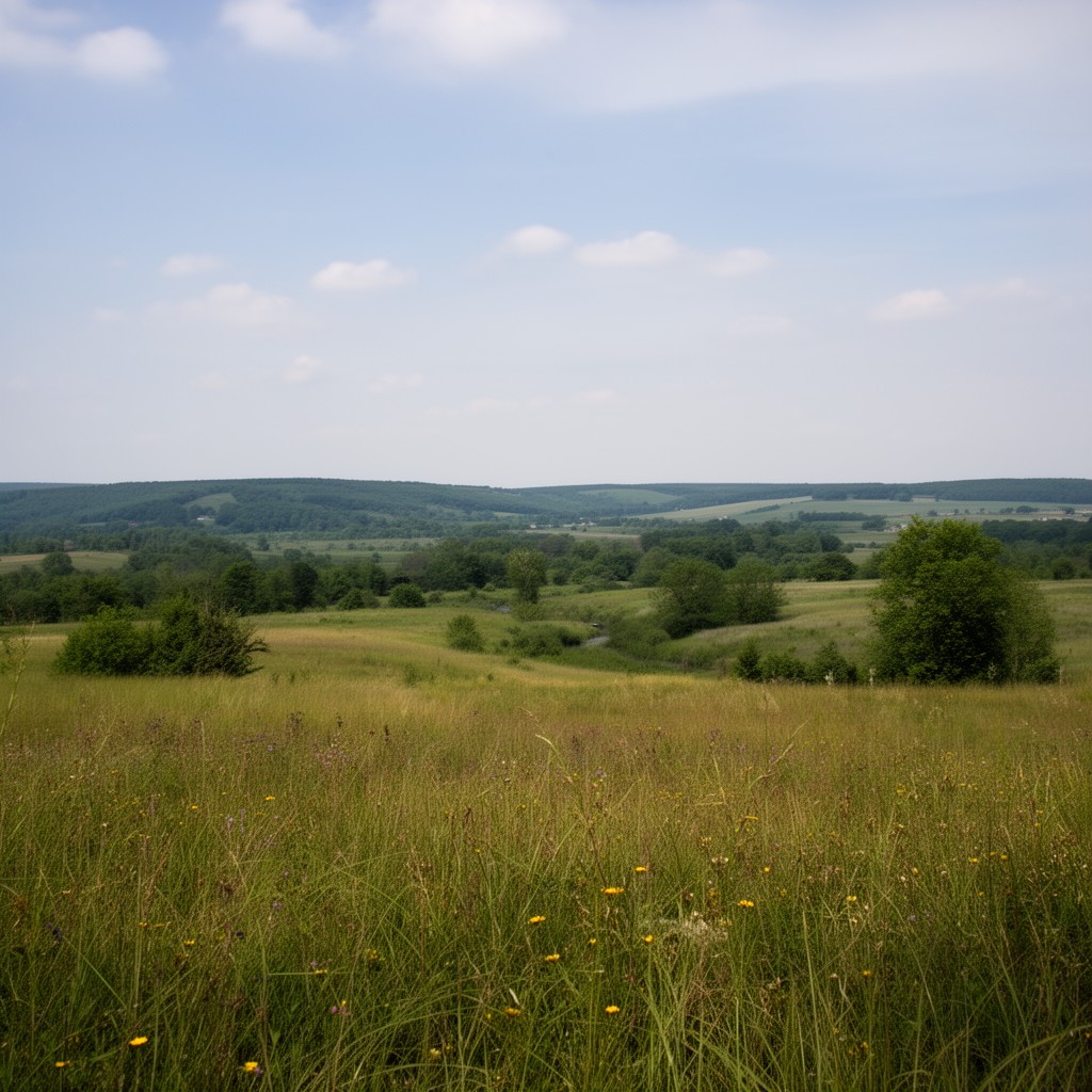 AI-generated illustration of Glacial Park Conservation Area