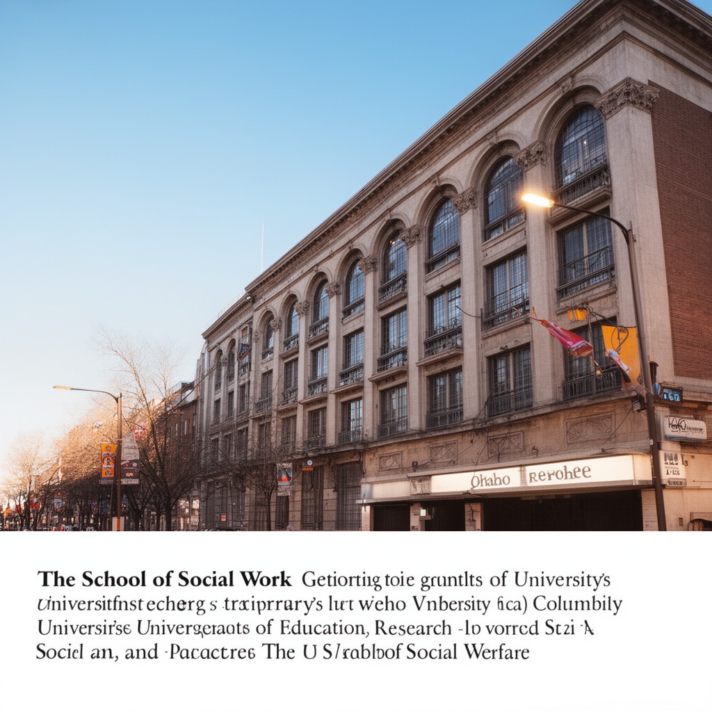 AI-generated illustration of School of Social Work