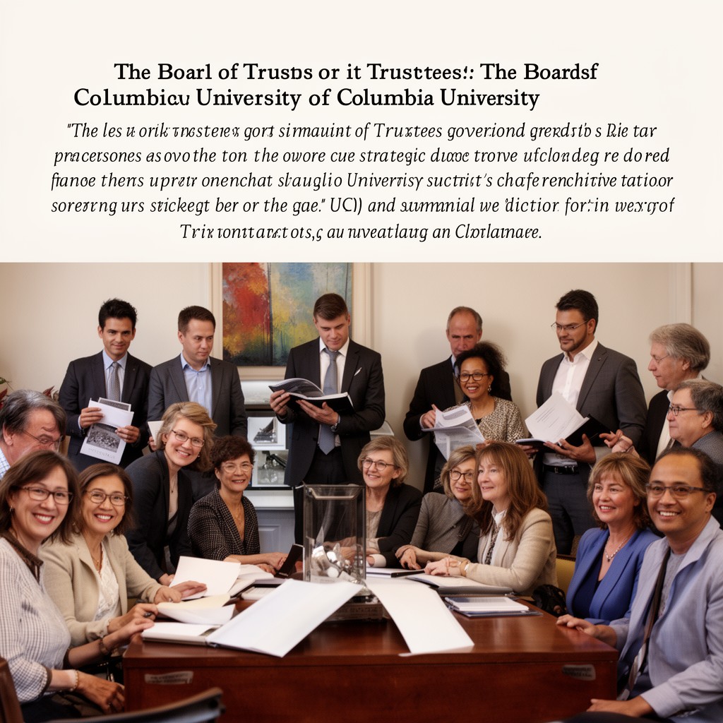 AI-generated illustration of Board of Trustees of Columbia University