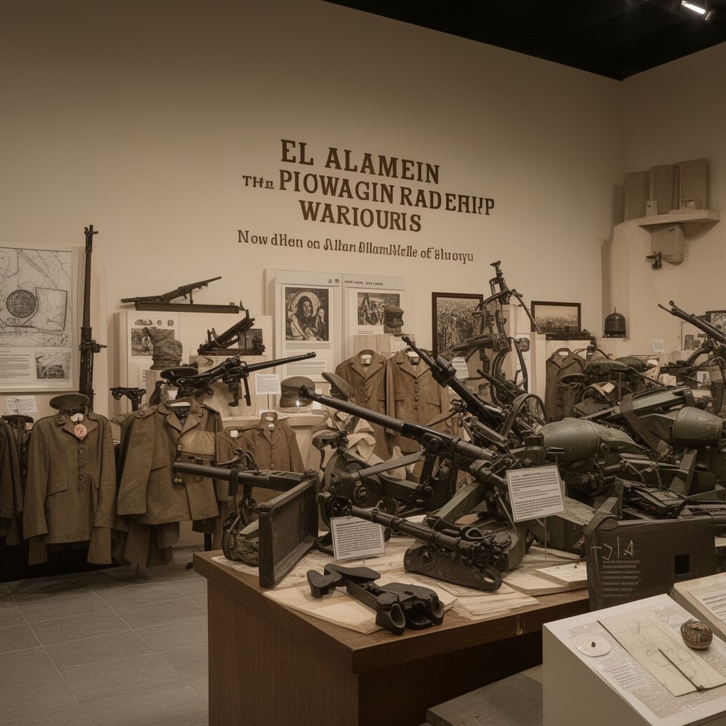 AI-generated illustration of El Alamein War Museum