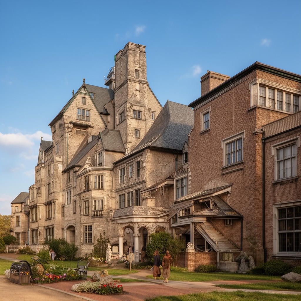 AI-generated illustration of Choate Rosemary Hall