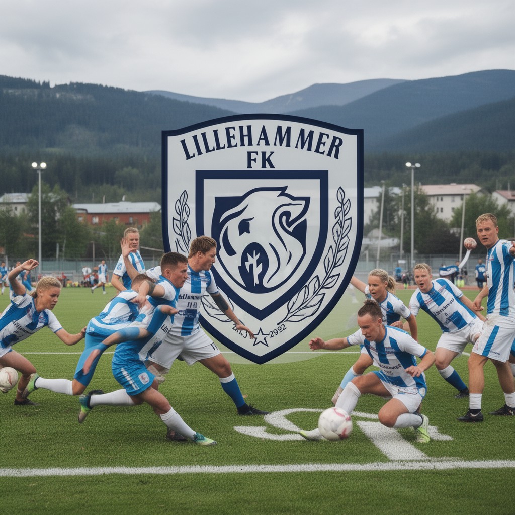AI-generated illustration of Lillehammer FK