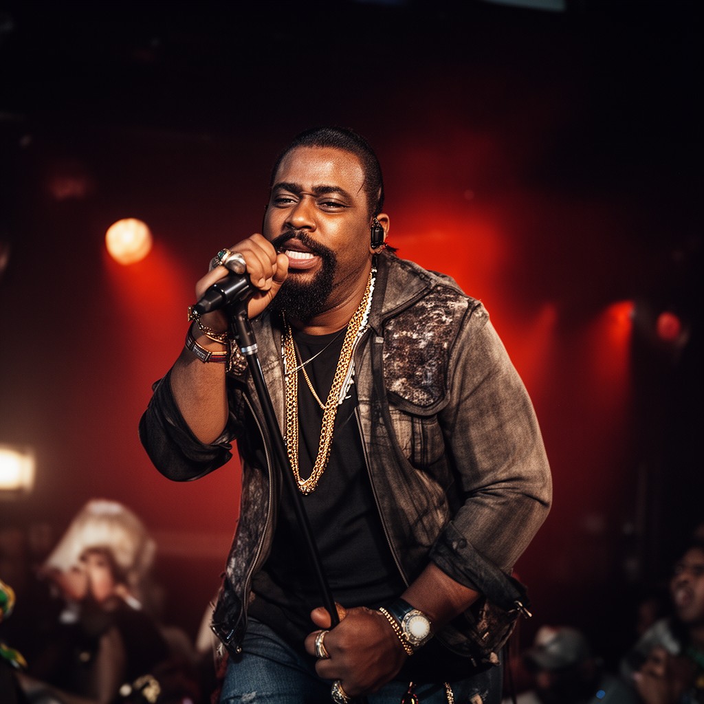 AI-generated illustration of Anthony Hamilton
