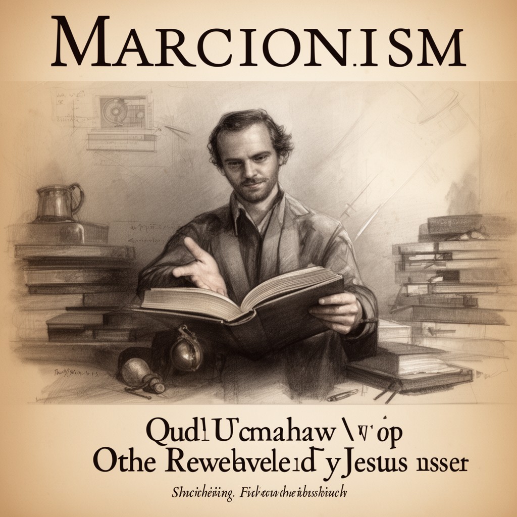 AI-generated illustration of Marcionism